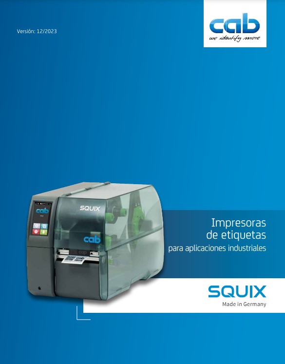 Folleto impresoras Cab Squix